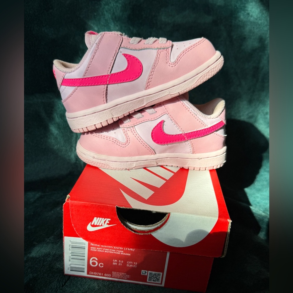 NIKE DUNK LOW TD 'TRIPLE PINK'